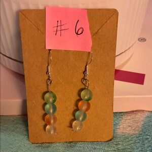 Colorful Beaded set / earring bracelet, and necklace